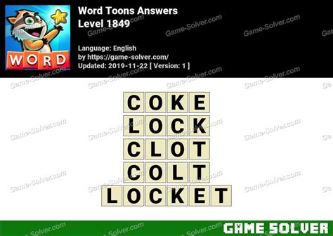 Word Lots Level 1849 [ Cheats ] .